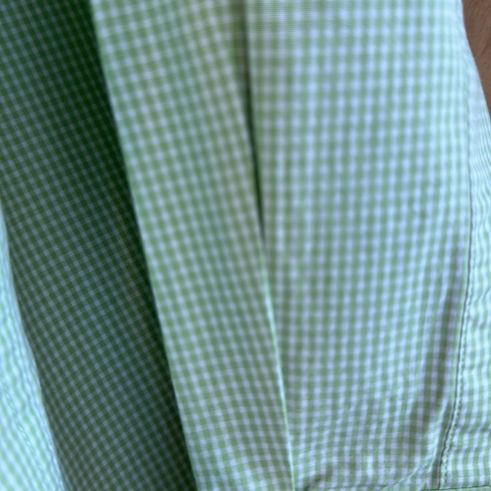 Roundtree & Yorke Lime Checked Button Down - image 3